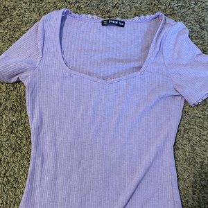 lilac shirt